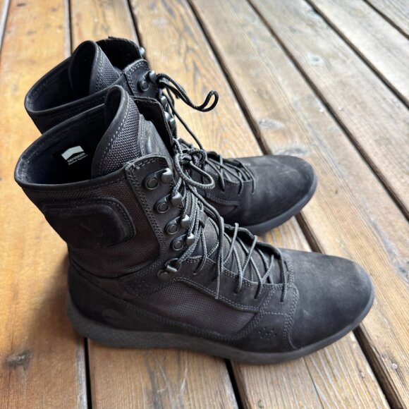 TIMBERLAND LMT RELEASE BLACK FLYROAM TACTICAL LACE UP LEATHER BOOT - MENS 11 - Picture 2 of 11